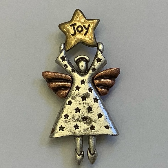 Pair of Angel Brooches - Picture 5 of 7